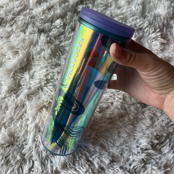 Starbucks Iridescent Tumbler Water Bottle • NWT - Picture 2 of 4